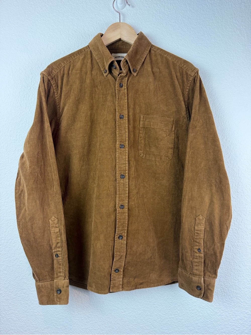 Taylor Stitch The Jack Shirt in Cinnamon Corduroy